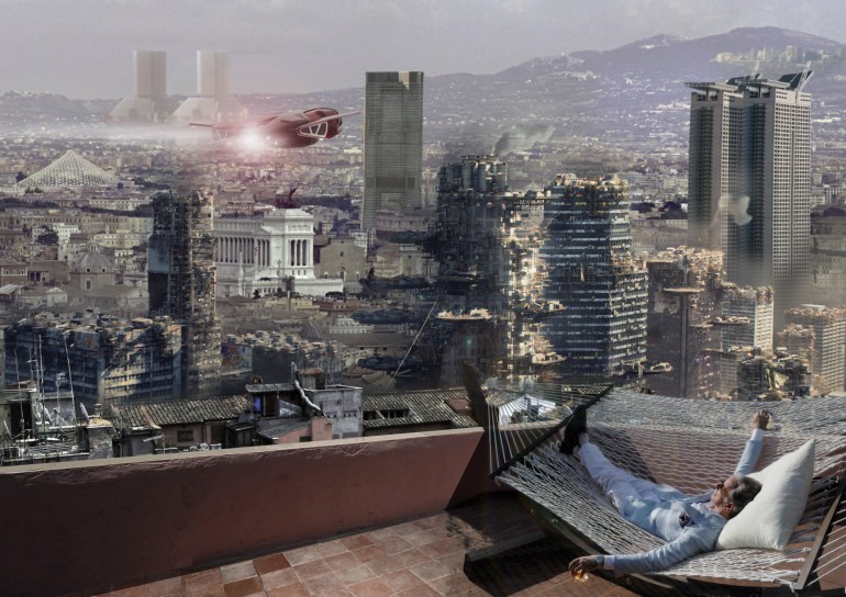 Carlo Prati. The Big Beauty, 2013, Collage digitale, 60x40 cm.